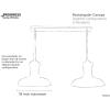 Progress Lighting P8404-20 Traditional/Casual Canopy Accessory, Antique Bronze 0.75×23.25×4.25(Graphite)