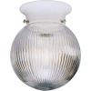 Progress Lighting 1-Light Glass Globe 6-3/8″ Close-to-Ceiling, Indoor, P3599-20, Antique Bronze(White)