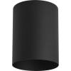 Progress Lighting 5-Inch Cylinder LED Outdoor Ceiling Light, 1-Light Modern Flush Mount Ceiling Light Fixture, Interior and Exterior Lighting for Home or Porch, Aluminum, Black (P5774-31/30K)(Black)