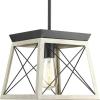 image:imageProgress Lighting Briarwood Collection 1Light Bleached Oak Farmhouse MiniPendant Light Galvanized 900x1000x1000Graphite