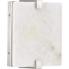 Progress Lighting LED Alabaster Stone Black ADA Wall Sconce 8.50×8.00×8.00(Nickel)