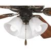Progress Lighting P2600-20WB Fan Light Kit, Brown(Brown)