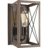 Progress Lighting P710012-143 Briarwood Graphite One-Light Wall Sconce, , Black(Antique Bronze)