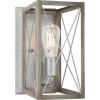 Progress Lighting P710012-143 Briarwood Graphite One-Light Wall Sconce, , Black(Galvanized Finish)