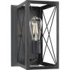 Progress Lighting P710012-143 Briarwood Graphite One-Light Wall Sconce, , Black(Textured Black)
