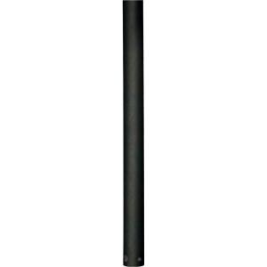 Progress Lighting AirPro Ceiling Fan Downrod, 3/4-Inch Diameter x 24-Inch Height, Compatible with AirPro Fans, Easy Installation, Ideal for 11- to 12-Foot Ceilings, Forged Black(Forged Black)