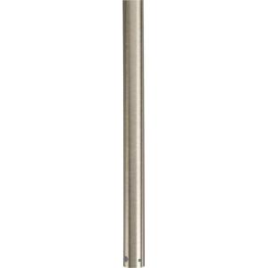 Progress Lighting AirPro Ceiling Fan Downrod, 3/4-Inch Diameter x 24-Inch Height, Compatible with AirPro Fans, Easy Installation, Ideal for 11- to 12-Foot Ceilings, Forged Black(Antique Nickel)