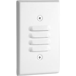 Progress Lighting LED Indoor Louvered Step Light, Indoor, P660003-028-30K, Satin White