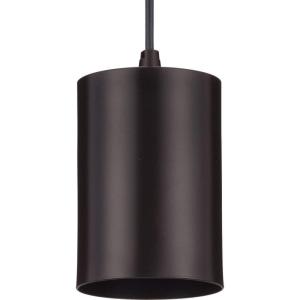 Progress Lighting P500356-031 6IN CYL RNDS Cylinder, Black, 12.00×6.00×6.00(Antique Bronze)