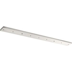 Progress Lighting P860004-020 Five-Light Linear Pendant Canopy. , Bronze(Brushed Nickel)
