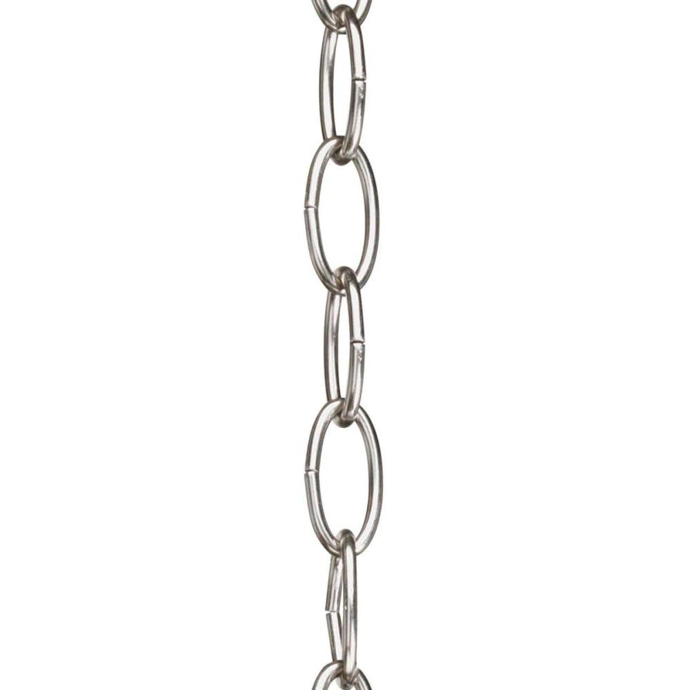 image:imageProgress Lighting Accessory Chain 10 of 9 Gauge Chain Indoor amp Outdoor P875709 Brushed Nickel