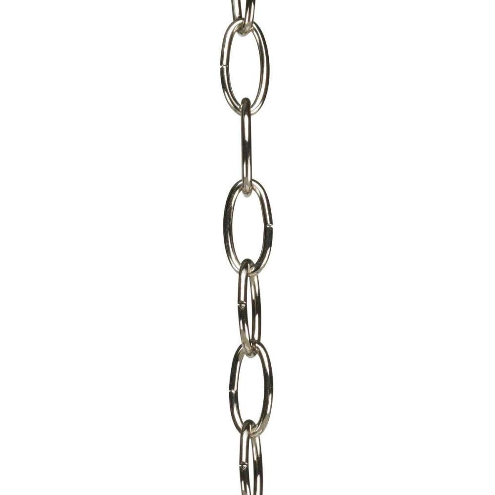 image:imageProgress Lighting Accessory Chain 10 of 9 Gauge Chain Indoor amp Outdoor P8757104 Polished Nickel