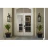 Gibbes Street Collection 3-Light Clear Beveled Glass New Traditional Outdoor Large Wall Lantern Light Textured Black(Bronze)