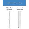 Progress Lighting Accessory Chain – 10′ of 9 Gauge Chain, Indoor & Outdoor, P8757-77, Forged Bronze(Nickel)