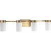 Progress Lighting P300023-109 Elevate Four-Light Bath, Antique Bronze(Brushed Bronze)