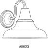 Progress Lighting P5622-20 District Collection 1-Light Farmhouse Outdoor Wall Lantern Light, Antique Bronze, 8″ W x 8-1/4″ H(Metallic Gray)