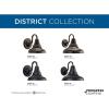Progress Lighting P5622-20 District Collection 1-Light Farmhouse Outdoor Wall Lantern Light, Antique Bronze, 8″ W x 8-1/4″ H(Textured Black)
