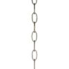 Progress Lighting Accessory Chain – 10′ of 9 Gauge Chain, Indoor & Outdoor, P8757-77, Forged Bronze(Gray)