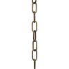 Progress Lighting Accessory Chain – 10′ of 9 Gauge Chain, Indoor & Outdoor, P8757-77, Forged Bronze(Oil-Rubbed Bronze)