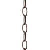 Progress Lighting Accessory Chain – 10′ of 9 Gauge Chain, Indoor & Outdoor, P8757-77, Forged Bronze(Venetian Bronze)