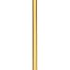 Progress Lighting Ceiling Light or Fan Stem Extension Kit, Two 12″ and Two 15″ Stems, 54″ Total Length, 1/2″ Diameter, Hanging Light Fixture & Ceiling Fan Downrod Extension, Natural Brass (P8601-137)
