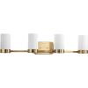 Progress Lighting P300023-109 Elevate Four-Light Bath, Antique Bronze(Brushed Bronze)