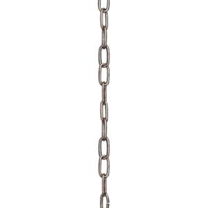 Progress Lighting Accessory Chain – 10′ of 9 Gauge Chain, Indoor & Outdoor, P8757-77, Forged Bronze(Forged Bronze)