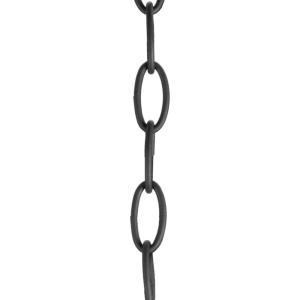 Progress Lighting Accessory Chain – 10′ of 9 Gauge Chain, Indoor & Outdoor, P8757-77, Forged Bronze(Graphite)