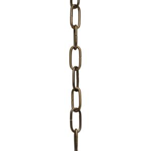 Progress Lighting Accessory Chain – 10′ of 9 Gauge Chain, Indoor & Outdoor, P8757-77, Forged Bronze(Oil-Rubbed Bronze)