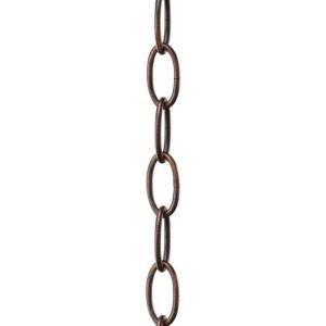 Progress Lighting Accessory Chain – 10′ of 9 Gauge Chain, Indoor & Outdoor, P8757-77, Forged Bronze(Venetian Bronze)
