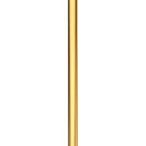 Progress Lighting Ceiling Light or Fan Stem Extension Kit, Two 12″ and Two 15″ Stems, 54″ Total Length, 1/2″ Diameter, Hanging Light Fixture & Ceiling Fan Downrod Extension, Natural Brass (P8601-137)