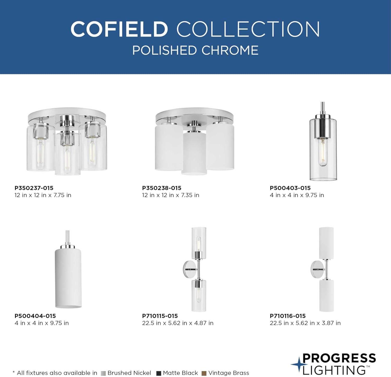 image:imageProgress Lighting Progress P71011631M Cofield 2 Light Wall Bracket in Contemporary Style487 Inches Tall and 562 Inches Wide Finish Color Matte Black