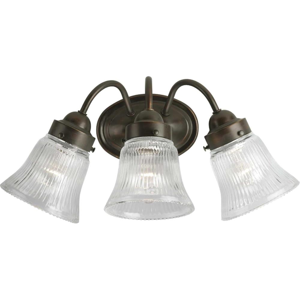 image:imageProgress Lighting P328915 3 Light Bath Fixture Polished ChromeAntique Bronze