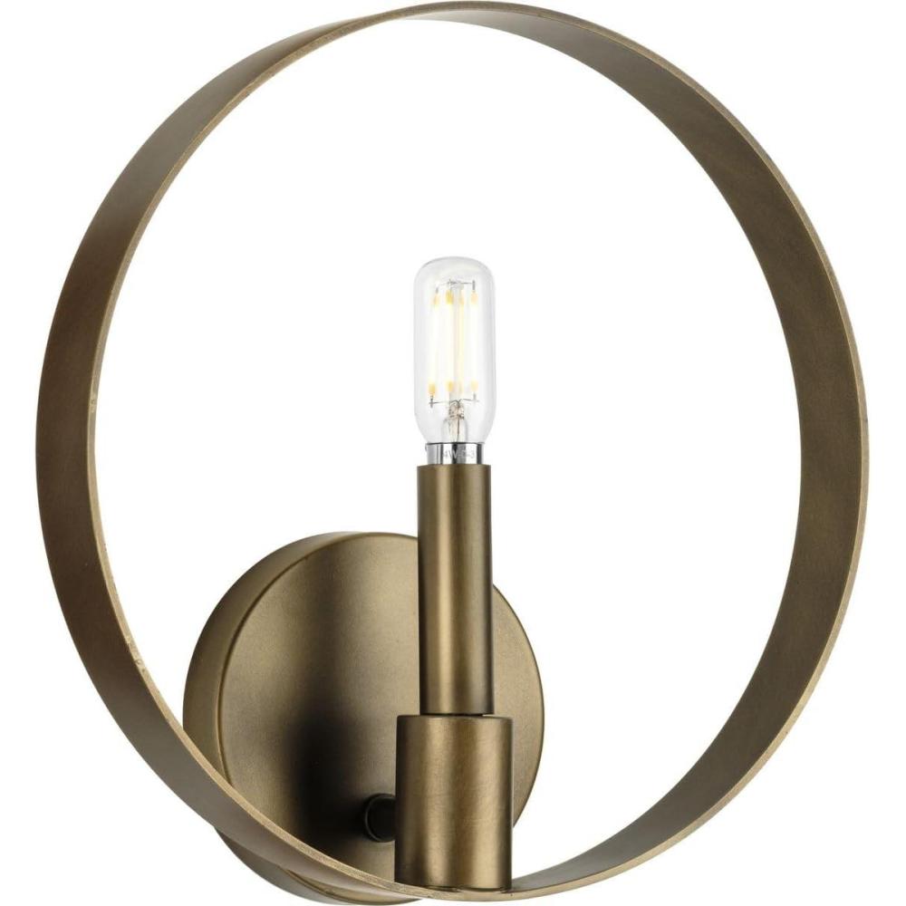 image:imageProgress Lighting P710117196 Breckenridge Collection 11 in OneLight Aged Bronze Rustic Farmhouse Wall Bracket with