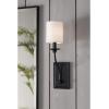 Progress Lighting Bonita Collection Black One-Light Wall Sconce