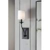 Progress Lighting Bonita Collection Black One-Light Wall Sconce