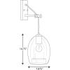 Progress Lighting Caisson Collection Graphite One-Light Wall Bracket