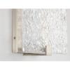 Progress Lighting LED Stone Glass Sconce Collection Brushed Nickel ADA Wall Sconce, 8.50×8.00×8.00(Nickel)