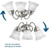 Progress Lighting P3289-15 3 Light Bath Fixture, Polished Chrome(Brushed Nickel)