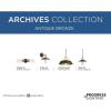 Progress Lighting P7156-81 Archives 1 Light Adjustable Swivel Wall Sconce, 9″(Antique Bronze)