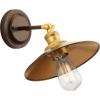 Progress Lighting P7156-81 Archives 1 Light Adjustable Swivel Wall Sconce, 9″(Antique Bronze)