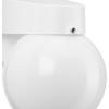 Progress Lighting Polycarbonate Outdoor 1-Light White Acrylic Shade Modern Outdoor Wall Light Textured Black(White)