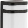 Progress Lighting Valera LED Collection 1-Light Matte White Acrylic Shade Modern Outdoor Small Wall Lantern Light Brushed Nickel(Bronze)