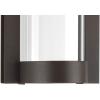 Progress Lighting Z-1030 LED Collection 1-Light Clear Glass Modern Outdoor Small Wall Lantern Light Textured Black, 12.00×5.13×5.13(Bronze)