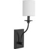 Progress Lighting Bonita Collection Black One-Light Wall Sconce