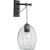 Progress Lighting Caisson Collection Graphite One-Light Wall Bracket
