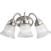 Progress Lighting P3289-15 3 Light Bath Fixture, Polished Chrome(Brushed Nickel)