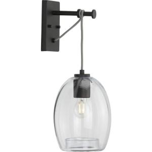 Progress Lighting Caisson Collection Graphite One-Light Wall Bracket