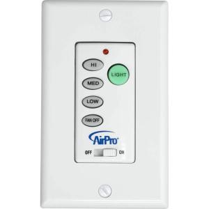 Progress Lighting P2665-30 Transitional Wall Control from Wall Remote Collection in White Finish,