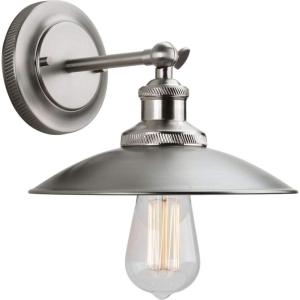 Progress Lighting P7156-81 Archives 1 Light Adjustable Swivel Wall Sconce, 9″(Antique Nickel)